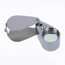 21mm Jewelers Eye Loups Tattoo Magnifier Magnifying Glass with 2 LED 30X