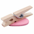 Mini Love Heart Shape Wooden Clips Message Photo Holder Album Card Paper Pe T9K2