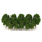 20 Tree Models Train Railway Wargame Diorama Scenery Lanscape 1/75-200 Green