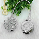 Magnetic Crystal Flower Curtain Tiebacks Tie Backs Hold Clips Decors Buckle G6U3