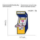 Creative Game Machine Brooch Badge Women Men Clothing Pin Ornaments Jewelry