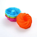24Pcs Bakeware Set Silicone Mold for Doughnut Donuts Cake Jelly Pudding DIY