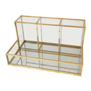 4 Grids Makeup Brush Holder Organizer Cosmetics Brushes Pen Display Rack Clear