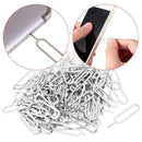50Pcs Sim Card Eject Pin Key Tool Needle For Sams A1D4 For iPhone7 5 O0L6