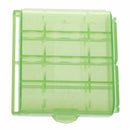 Pack of 4 PCS AA / AAA Battery Storage Hard Case Box-Green M4K5