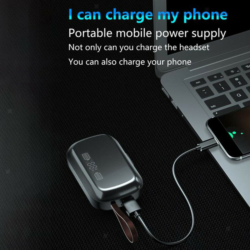 Wireless Earbud with Mic Noise Cancelling Bluetooth Earbuds V5.1 Touch Control