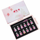 13Pcs/Set Bottled Dip Glass Pen Ink With Fountain Dip Writing Signature Pen Gift