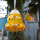 2pcs Beehive Wasp Trap Hornets Repellent Home Garden Plastic Hanging Bee Catcher