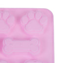 1pc Dog Bone Dog Footprint Cake Mold Silicone dog bone molds party supplies BX