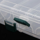 27*18*4.7CM Double Sided High Strength Transparent Visible Plastic Fishing  S5Y2