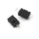 10pcs Flashlight Torch Switches Touch Latching Push Button Switches 250V 1.5A  Z