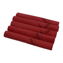 5x Universal Microfiber Cleaning Polishing Cloth Wind Red for Guitar Violin