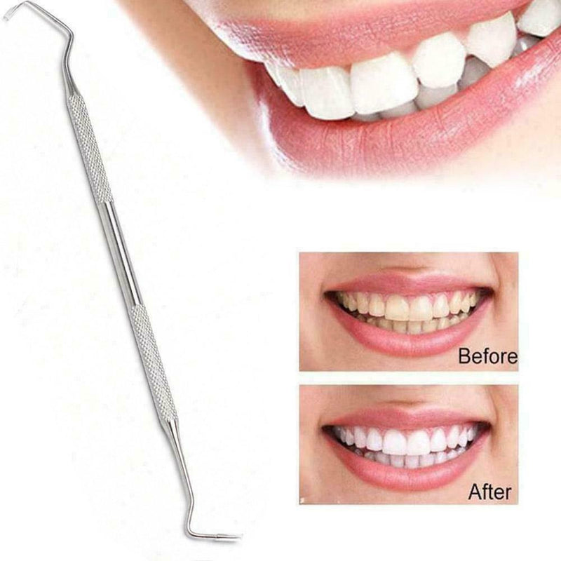 Stainless Steel Dental Hygiene Calculus Remover Teeth Tool Oral Cleaning De B6H6