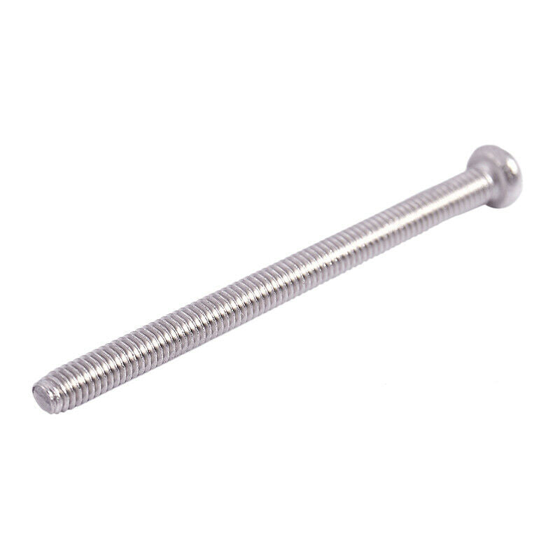M2.5 x 35mm 304 Stainless Steel Phillips Round Head Screws Bolt 60pcs C1B2