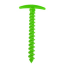 5Pcs/Pack 14.5cm Plastic Tent Peg Nail Tent Stakes for Outdoor Camping Green