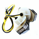 2 x 15 LED Flashing Lights Indicator Light Yellow DC 12V for Moto Suzuki SV