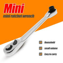 1/4 inch Mini 72 Tooth Ratchet Wrench CR-V Socket Spanner Car Repair Tool