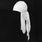 4pcs Soft Silk Durag Long Tail Cap Headwrap Headscarf Muslim Chemo Cap