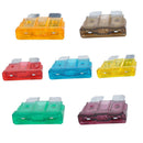 140pcs Assorted Standard Blade Fuses 5A 7.5A 10A 15A 20A 25A 30A w/ Box