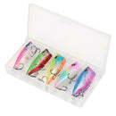 5pcs Fishing Lure Wobblers 4cm 3.5g Floating Crankbait Artificial Hard Bait