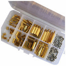 M3 Male-Female Hex Brass Standoff Bolt Screw Nut Assortment Kit A8C1