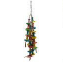 Colorful Parrot Toys Macaw Cage Chew Toys For Parrots Birds Conure Swing
