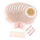 10Pcs One-piece System Colostomy Bags Disposable Ostomy Drainable Pouch ClipS Ew