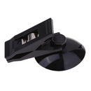 Portable PVC Car Sucker Adhesive Ticket Photo Clip Visor Card Holder Black