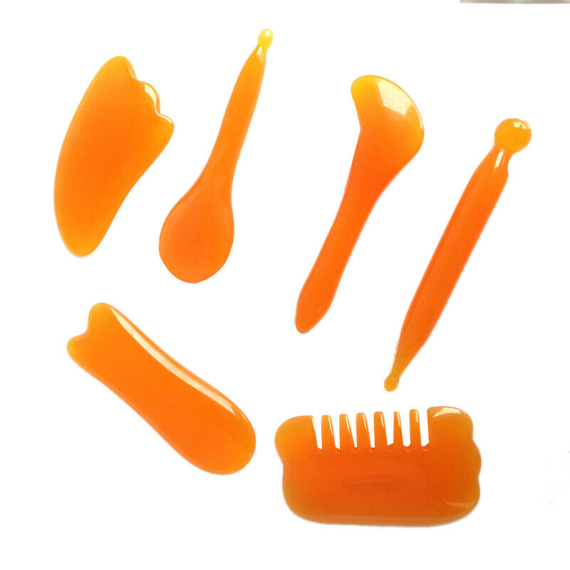 Chinese Gua Sha Scraping Massage Tools Kit Hand Made Guasha Scraper Board f Z1S9