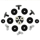 Drum Accessories Kit Cymbal Felts + Cymbal Sleeves + Wing Nuts + Washers