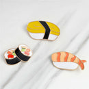 3x/Set Enamel Japanese Food Sushi Brooch Pins Shirt Collar Badges Pin Jewelry MO