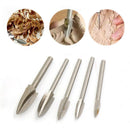 5PCS/Set Wood Carving And Engraving Drill Bit Milling Cutter Carving Root 2.35mm