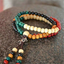 Sandalwood Buddhist Buddha Meditation 6mm 108 Prayer Bead Mala Bracelet Necklace