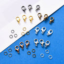 Jump Rings Lobster Clasp for Jewelry Making Supply Findings Necklace Earring