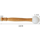 Crystal Singing Bowl Mallet Strike Rubber Ball Yoga Meditation Relax Percus E5A9