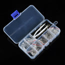 New Sunglasses Eye Glasses Repair Tool Screw Nose Pad Nut Optical Assortment Kit