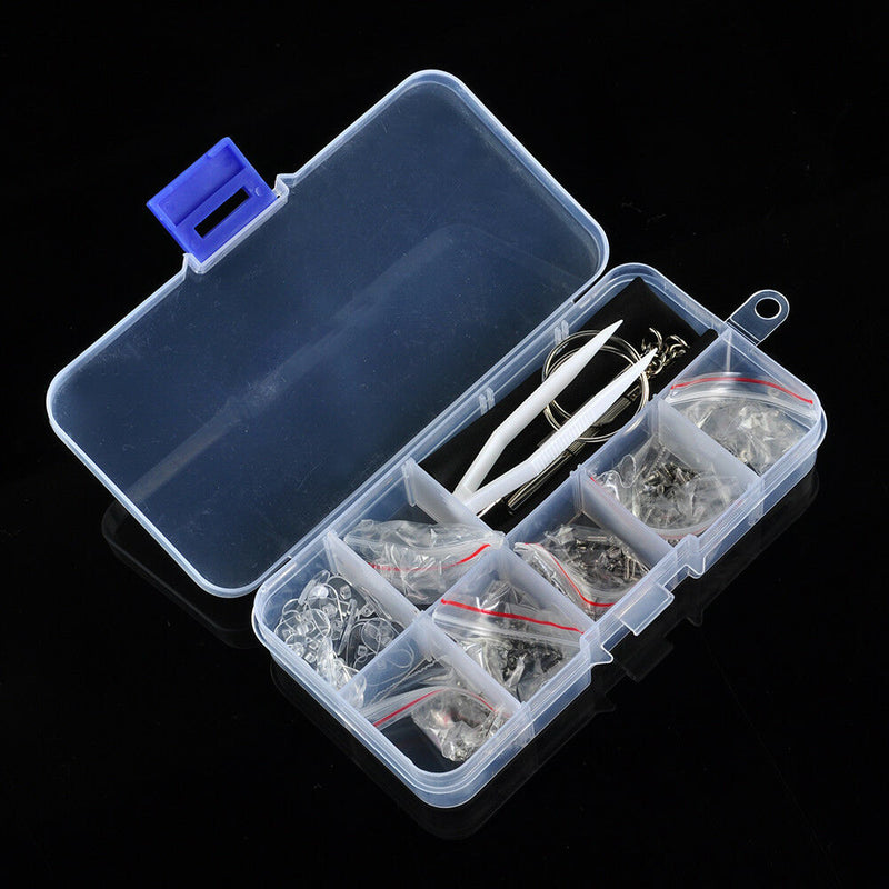 New Sunglasses Eye Glasses Repair Tool Screw Nose Pad Nut Optical Assortment Kit