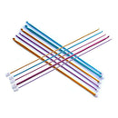 32pc MULTI COLOURED STAINLESS STEEL CROCHET HOOKS YARN KNITTING NEEDLES2-8MM