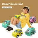 6pcs/Set Kids Mini Cartoon Cars Models Pull Back City Service Vehicle Toys