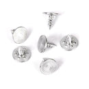 6 Sets No Sew Hammer On Denim Jeans Buttons Studs Button For DIY Repair 20mm