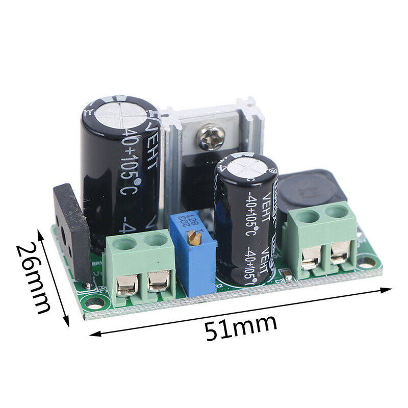 LM259 AC to DC 3.3v 5v 9v 12v 24v Step Down Converter Module Rectifier FiS Nw