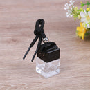 1PC car empty black perfume glass bottle pendant auto interior home ornament  3C
