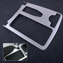 Fit For Benz C-Class W204 11-14 Chrome Look Armrest Cup Holder Panel Frame Trim