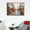 Paris Street Acrylic Paint By Numbers Painting Kit With Brush & Instruction GN