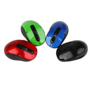Wireless Mouse 1600DPI Adjustable with Mini USB Receiver for Loptop Red