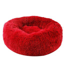 Pet Bed for Cats and Dogs,Super Soft Round Dog Bed Oval Donut Nesting Cave