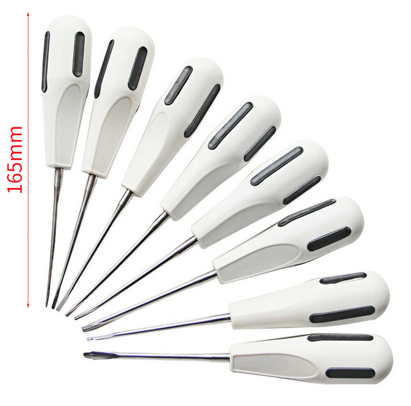 8Pcs Dental Extraction Root Minimally Invasive Tooth Extracting Forceps Tool Kit
