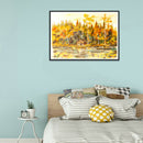 DIY Autumn Forest Jigsaw Picture Puzzles 1000 Pieces Assemble Puzzle Toys