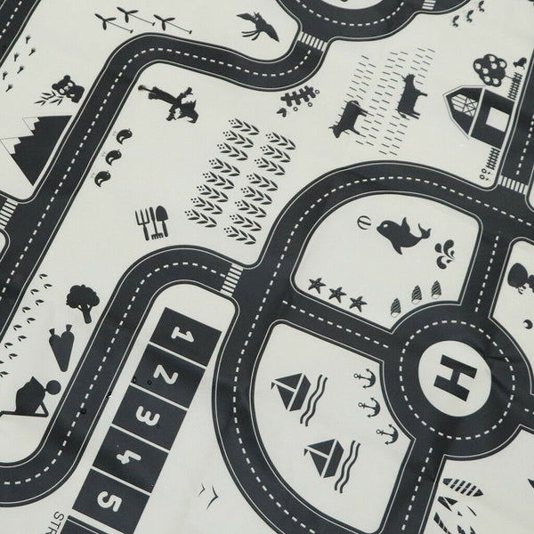 City Traffic Road Play Mat Car Track Game Baby Carpet Rugs Developmetal Mats