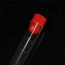10pcs 16x100mm Clear Plastic Test Tubes with Caps Lab Round Bottle TubesB Ew